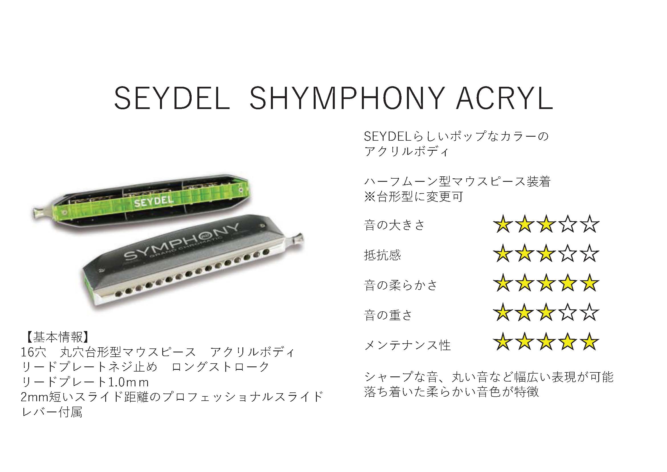 SEYDEL SYMPHONY Grand Chromatic 64【クロマチックハーモニカ