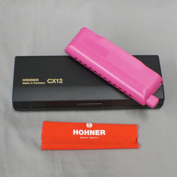 HOHNER CX-12 Pink 【クロマチックハーモニカ】